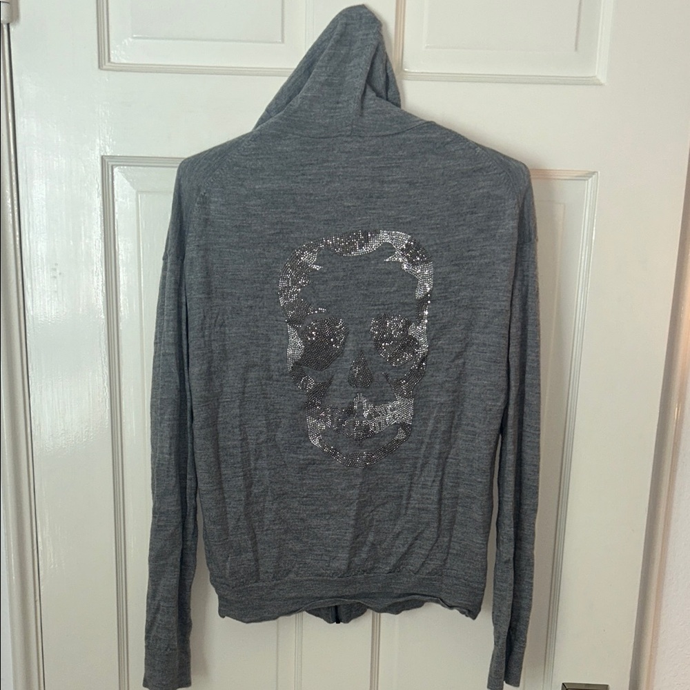 Zadig & Voltaire studded skull hoodie